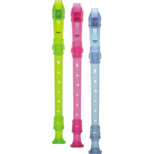 Yamaha YRS-20B Translucent Soprano Recorder in 3 Color Options